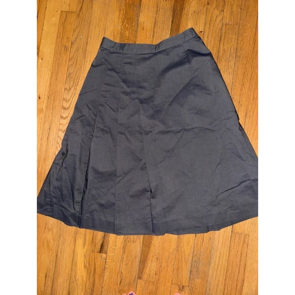 Vintage knee length gray blue skirt size 6
